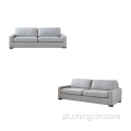 Sofás moderno sofá de tecido cinza conjuntos de sofá de sala de estar